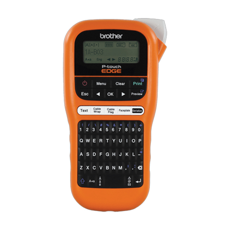 Brother Mobile Industrial Handheld Label Printer with Carrying Case