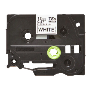 Brother Mobile 1/2" (12mm) Black on White Flexible ID Label