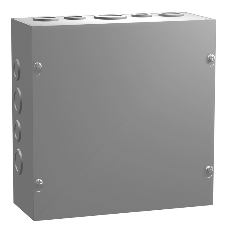 Hammond CS Series 12" Indoor Steel Junction Box with Cover and Knockouts