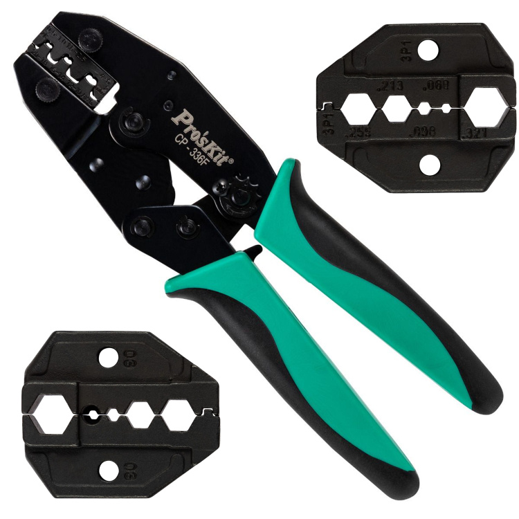 Eclipse Tools Crimper, Ratcheted, Coax, 5 Cavity