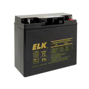 Elk Products 12v 18ah Sealed Lead Acid Battery B1-M5 Nut & Bolt Terminals