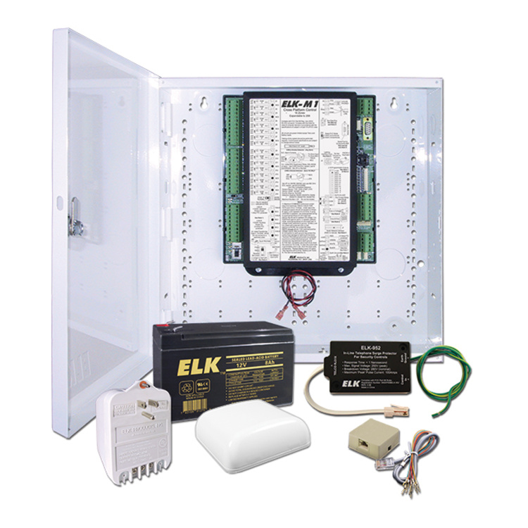 Elk Products M1g (Gold) Kit -No Keypad - 14" Can with XFMR ,8ah Battery 73 Speaker,rjset