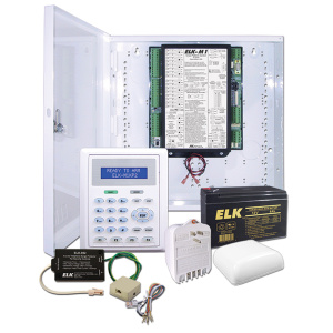 Elk Products M1g (Gold) Kit In 14" CAN with Xformer, LCS KP2, 8ah Battery, 73 Speaker, Rjset