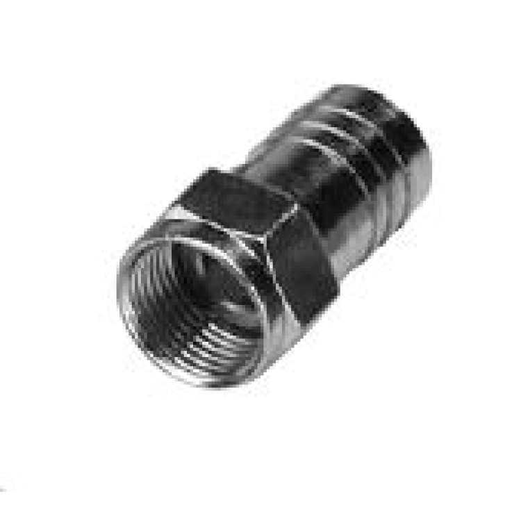 Holland Electronics Rg6 F Connector Crimp Style For Pvc | Discontinued