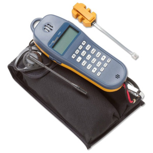 Fluke Networks TS25D Test Set with Earpiece and Carrying Pouch