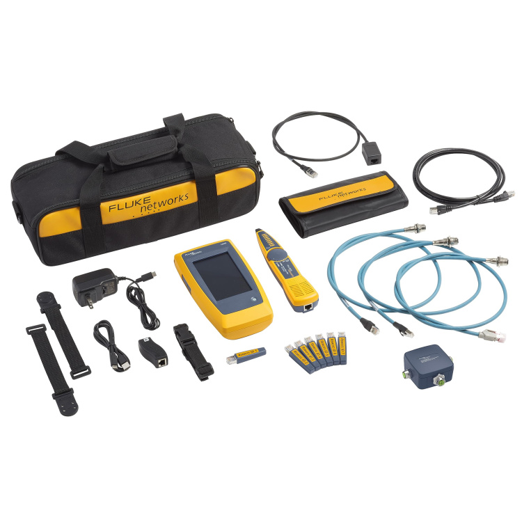 Fluke Networks Linkiq Advanced Industrial Ethernet Cable + Network Tester Kit