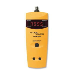 Fluke Networks TS100 Pro Cable Fault Finder TDR Kit with Bridge Tap Detect