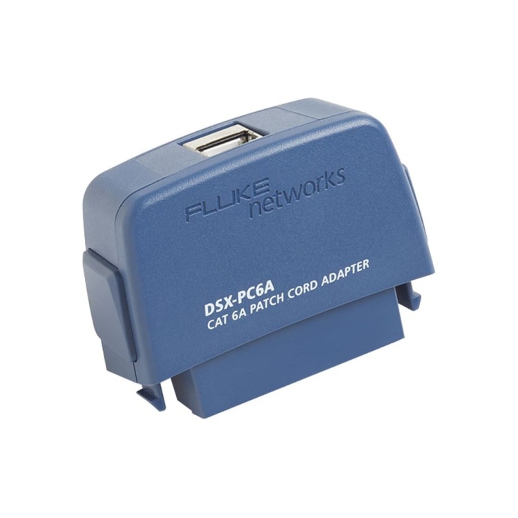 Fluke Networks Single Patch Cord Adapter for Testing Cat6a Modular Plug Terminated Links