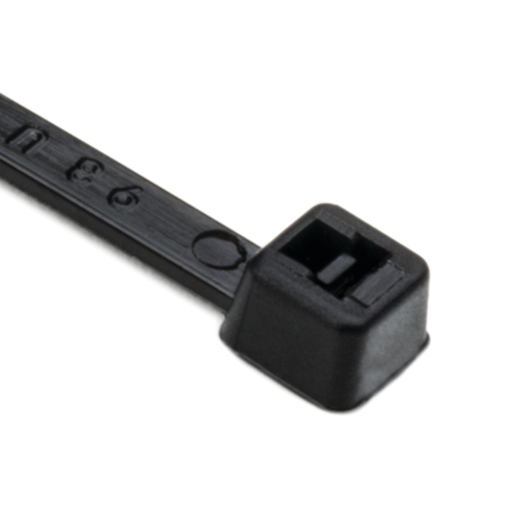 Hellermanntyton 8" 18 Lb Cable Ties Ul Rated Pa66 Black |100 Pack