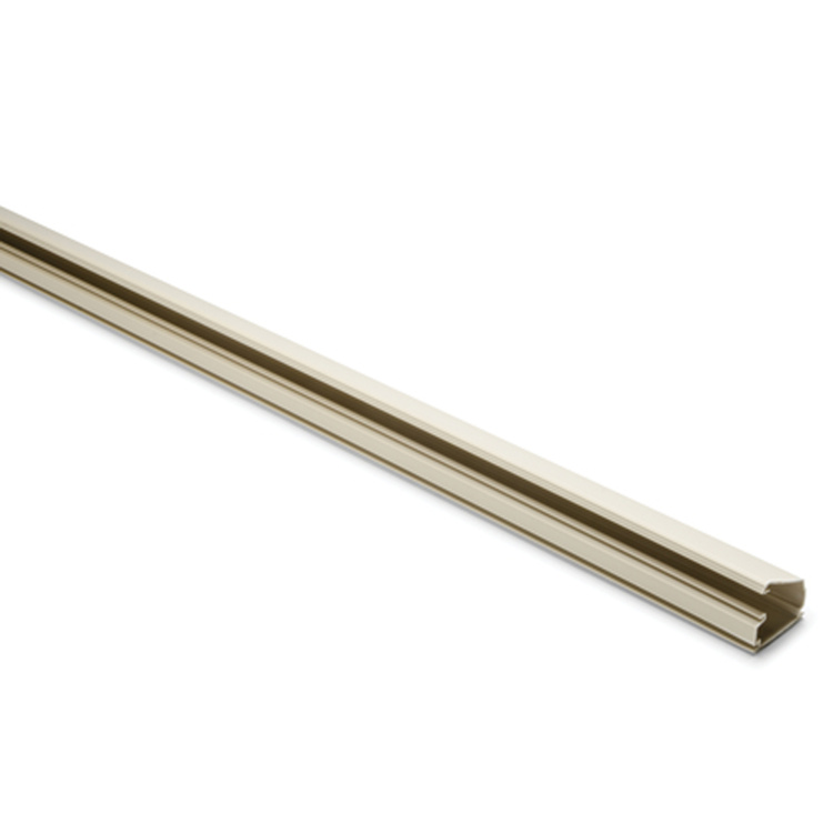 HellermannTyton 1-1/4" Raceway 6 ft Long PVC Ivory 120ft/carton
