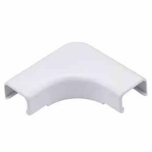 Hellermanntyton 1-1/4" Elbow Cover 1" Bend Radius PVC | White
