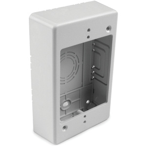 HellermannTyton 1-1/4" Single Gang Junction Box | White