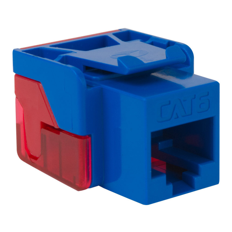 ICC Cat6 EZ Style Keystone Jack Contractor Pack | Blue