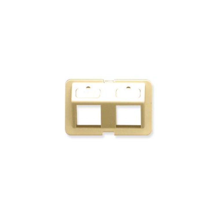 Icc 2 Port Angled Bezel Ivory | Discontinued