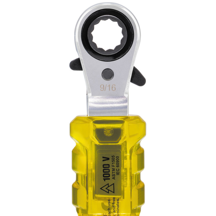 Klein Tools Lineman's Insulating 4-in-1 Box Wrench - Image 3