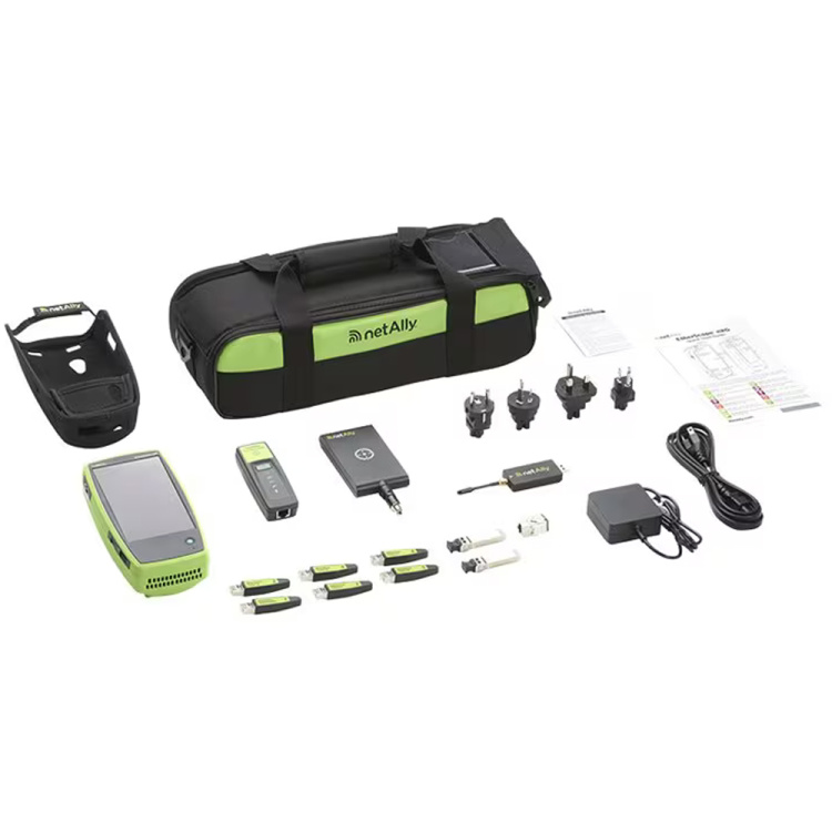 netAlly EtherScope nXG Portable Network Expert and Professional WiFi Diagnostics Kit (Full Tri-Band) | Includes 1 Year AllyCare Support