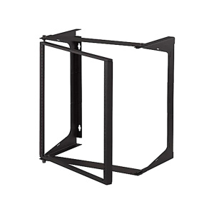 Ortronics 12U Swing-EZ Open Frame Wall Rack | Black