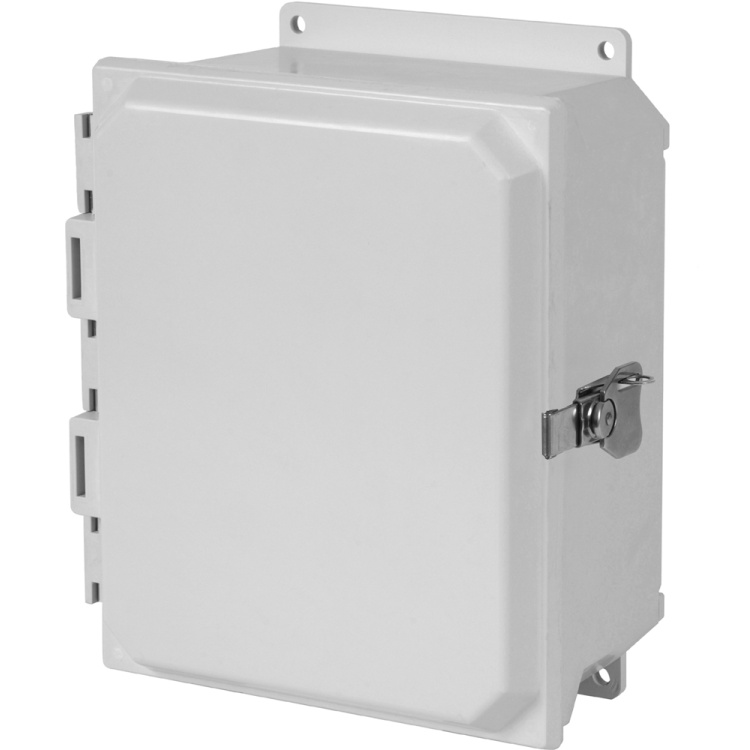 Hammond PJU Series 12" Fiberglass Outdoor Junction Box with Hinged Cover