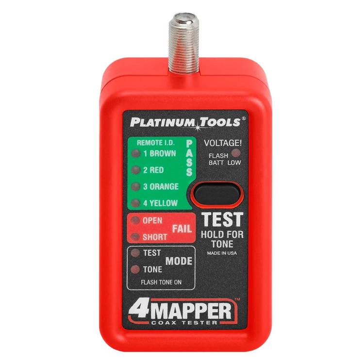 Platinum Tools 4 Coaxial Tester 4 Mapper | Discontinued