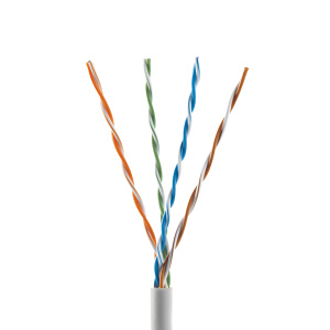 PureNet Cat5E Non-Shielded CMP (Plenum) Cable | White