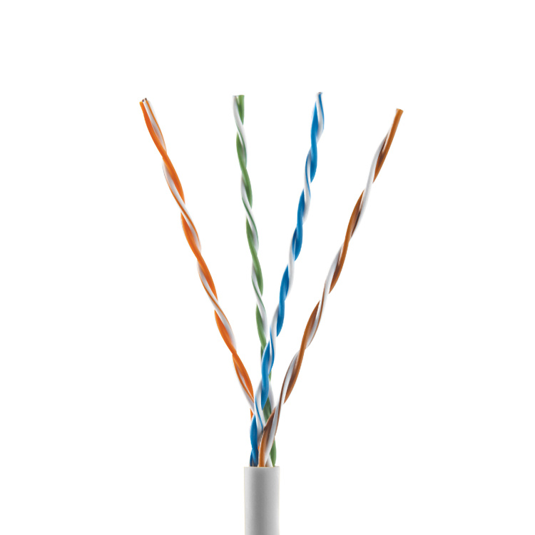 PureNet Cat5E Non-Shielded CMP (Plenum) Cable | White