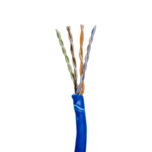 PureNet Cat6 Non-Shielded CMP (Plenum) Cable | Blue