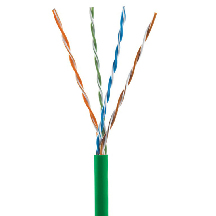 PureNet Cat6 Non-Shielded CMP (Plenum) Cable | Green