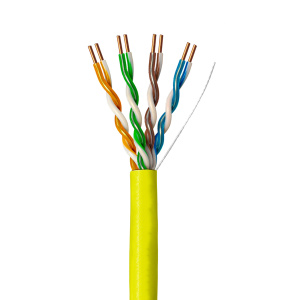 PureNet Cat6 Non-Shielded CMR (Riser) Cable | Yellow