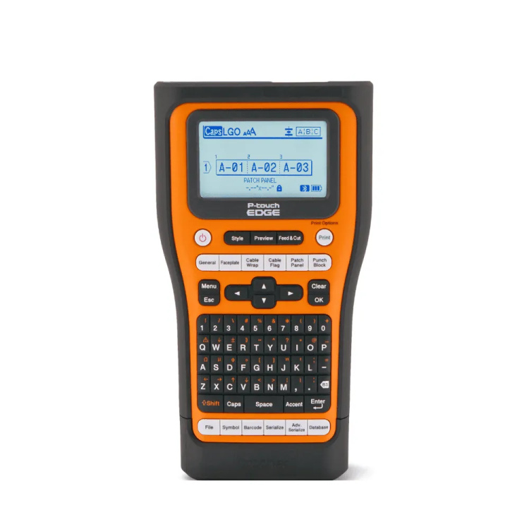 Brother Mobile Handheld Industrial Label Printer with Bluetooth® and Dual Auto-Cutter