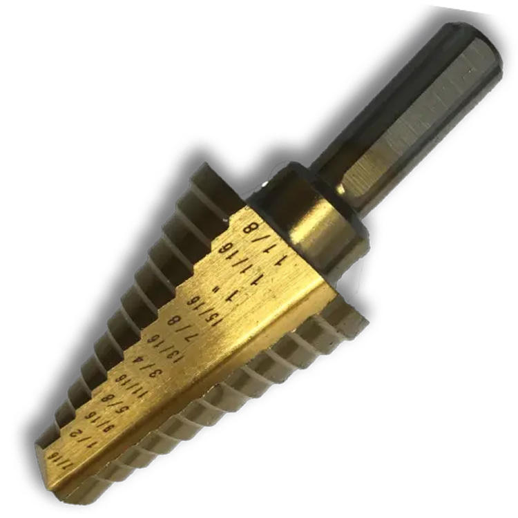 Rack-A-Tiers 7/16"-1-1/8" 12 Step Bit