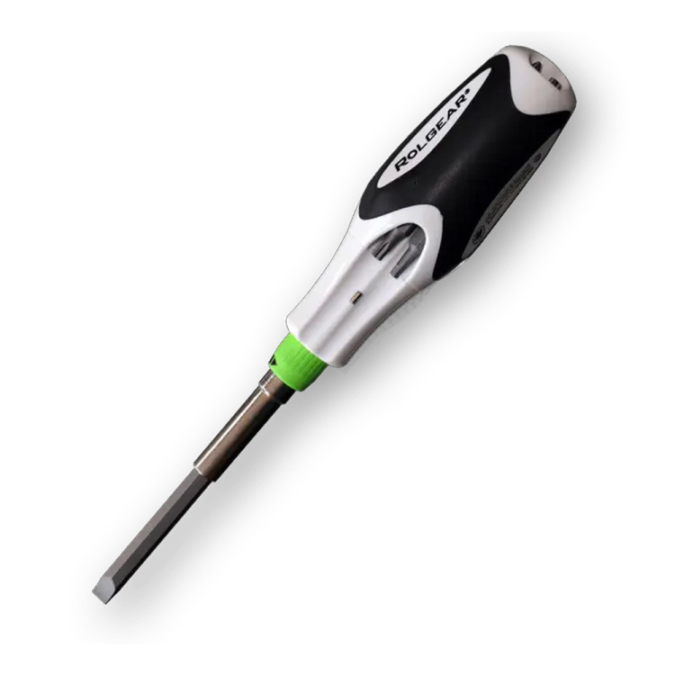 Rack-A-Tiers 14 Piece Multi-Bit Silent Ratcheting Screwdriver