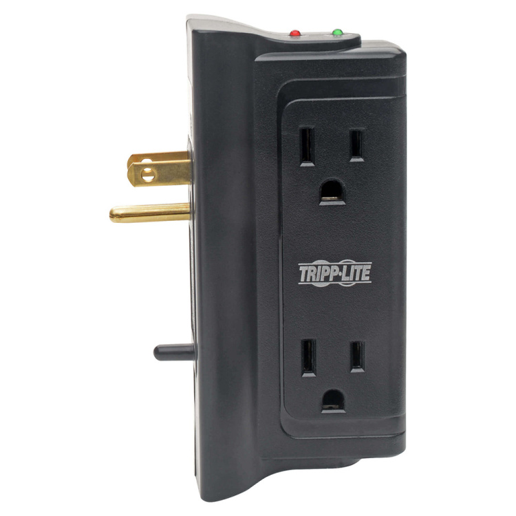 Tripp Lite 4 Outlet Surge Protector Wallmount Direct Plug 120v 720 Joules