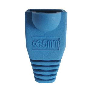 Vertical Cable RJ45 Blue Slip-On Boots for Cat5E/Cat6 | 10 Pack