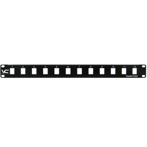 Vertical Cable 12 Port Unloaded 1U Patch Panel