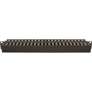 Vertical Cable 1U Double-Sided Horizontal Cable Management Duct with Cover