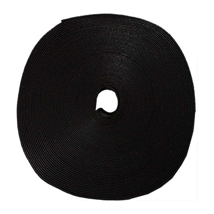 Vertical Cable 1/2" Hook & Loop Black | 75ft