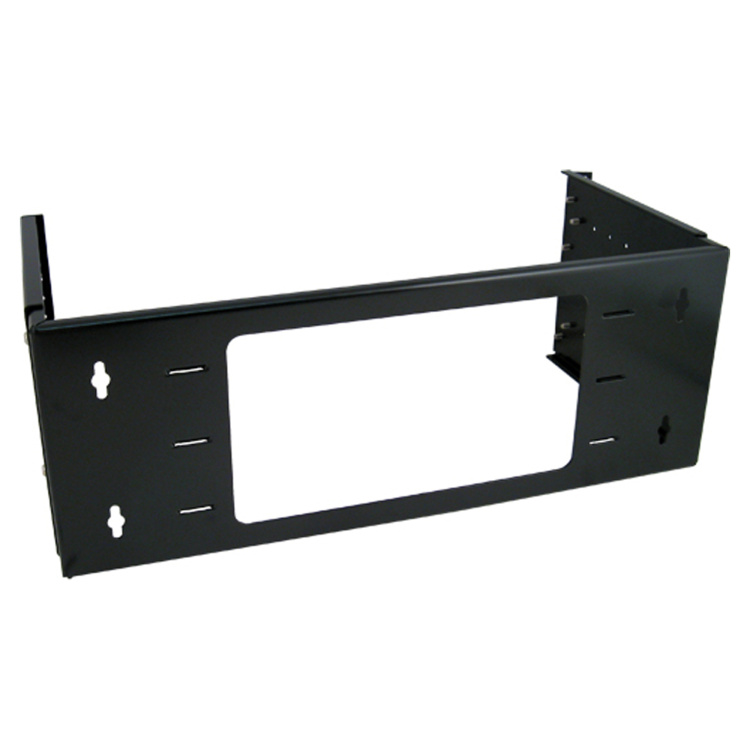 Vertical Cable 4U Hinged Wall Mount Bracket with Adjustable Depth