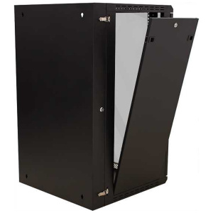 Vertical Cable 20U Wall Mount Network Server Cabinet with Swing Door | 24" Depth