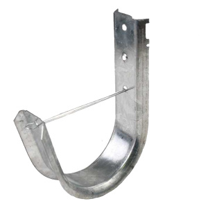 Vertical Cable 4" J-Hook Galvanized Steel with Retaining Clip