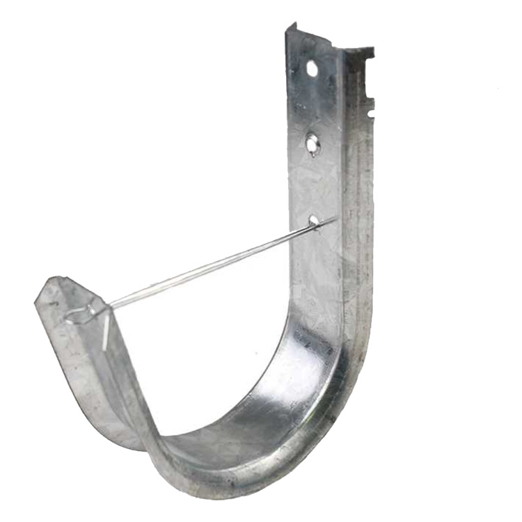 Vertical Cable 4" J-Hook Galvanized Steel with Retaining Clip