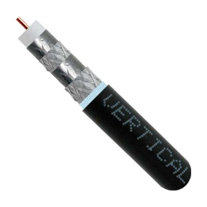 Vertical Cable 1000ft RG6 Quad-Shield Cable | Direct Burial