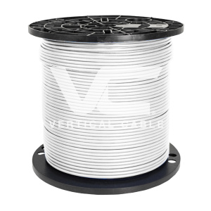 Vertical Cable 1000ft Cat6A Non-Shielded CMP (Plenum) Cable | White