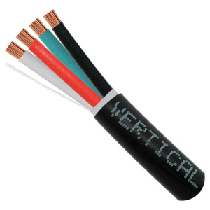 Vertical Cable 18AWG 4 Conductor Direct Burial Audio Cable | 500ft Box