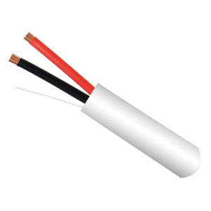 Vertical Cable 22-2 SOL Security Alarm Cable White | 500ft Coil Pack