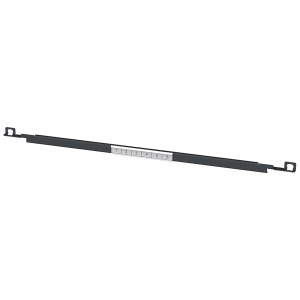 Vertical Cable ZeroU Rackmount Identification Panel Quarter 1x Position