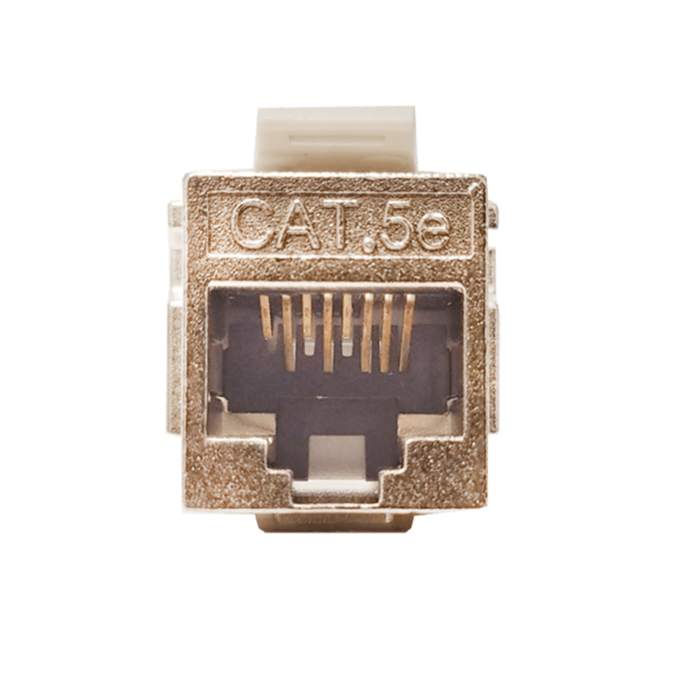 Vertical Cable Cat5E Shielded Keystone Jack