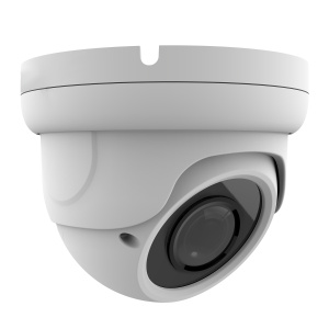 Oculus Pro 4MP IP Varifocal Vandal Dome with PoE | White Housing