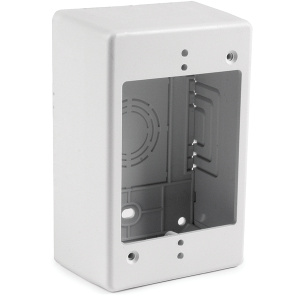 HellermannTyton 2" Deep Single Gang Junction Box | White