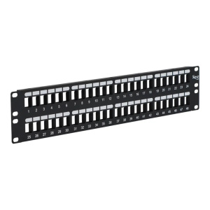 ICC 48 Port Unloaded HD Patch Panel