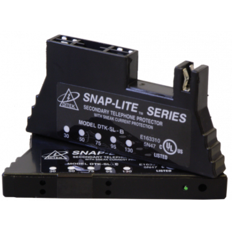 Ditek 66 Block Quick-connect Snap-lite™ Series 95v Analog Surge Protector | Discontinued